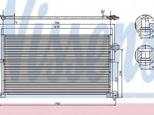 Радiатор кондицiонера NISSENS 94586 на FORD MONDEO Mk III универсал (BWY)