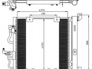 Радиатор кондиционера Opel Astra H 1.7 CDTI 04-