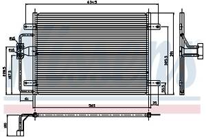 Радиатор кондиционера RENAULT MEGANE (SA0/1_) 1995-2010 г.