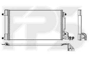 Радиатор кондиционера Skoda Rapid (12-)