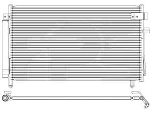 Радиатор кондиционера SUBARU (FPS) FP 67 K499 Fps FP 67 K499
