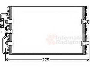 Радіатор кондиціонера VAN WEZEL 09005093 на PEUGEOT 806 (221)