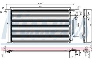 Радиатор кондиционера VW CALIFORNIA T5 (7EC, 7EF, 7EG, 7HF) 2003-2015 г.