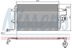 Радиатор кондиционера VW GOLF (1J1) / AUDI A3 (8L1) 1996-2013 г.