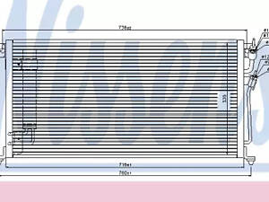 Радиатор кондиционера на Lancer