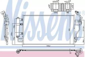 Радіатор кондиціонера на Leaf, NV200