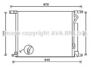 Радіатор кондиціонеру CHEVROLET Aveo (AVA) AVA QUALITY COOLING DWA5139D на CHEVROLET LOVA седан (T250, T255)