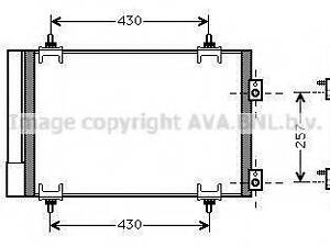 Радіатор кондиціонера AVA QUALITY COOLING CNA5231D на CITROËN C4 II (B7)