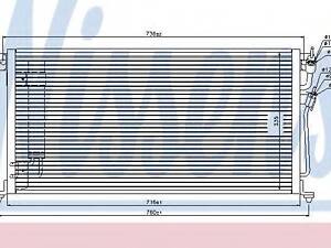 Радиатор кондиционера NISSENS 940439 на MITSUBISHI CEDIA седан (CS_A, CT0)