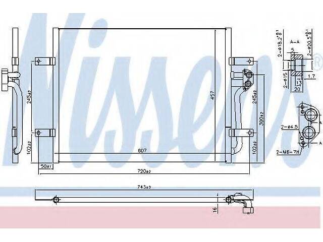 Радіатор кондиціонера NISSENS 940585 на VW GOLF VII (5G1, BE1) - Фото 1