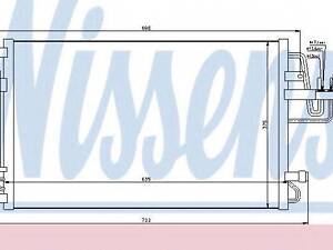 Радіатор кондиціонера NISSENS 94801 на KIA SPORTAGE (JE_, KM_)