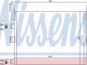 Радіатор кондиціонера NISSENS 94918 на RENAULT TRUCKS Magnum