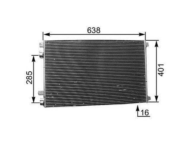 Радиатор кондиционера Renault Grand Scenic 2004-2024 MAHLE ORIGINAL AC 360 001S - Фото 1