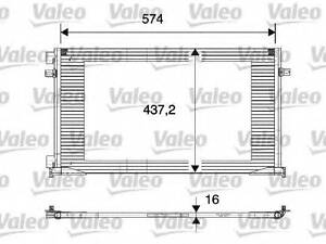 Радіатор кондиціонера VALEO 817577 на RENAULT TRAFIC II автобус (JL)