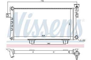 Радиатор LADA NIVA (2121, 2131) 1976- г.