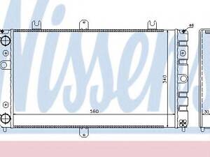 Радіатор LADA PRIORA(08-)1.6 i(+)[OE 21701301012] NISSENS 623553 на LADA PRIORA універсал (2171)