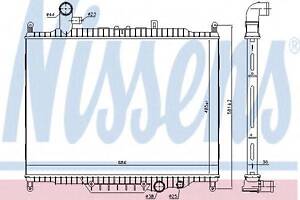 Радіатор LAND ROVER DISCOVERY IV (LA) (10-) 3.0 TD NISSENS 64332 на LAND ROVER RANGE ROVER SPORT (LS)