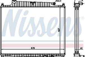 Радиатор LAND ROVER RANGE ROVER (L322) / LAND ROVER RANGE ROVER SPORT (L320) 2002-2013 г.