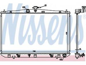 Радіатор LS RX 350[OE 1604131610] NISSENS 646836 на LEXUS RX (GYL1_, GGL15, AGL10)