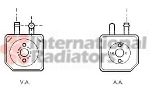 Радиатор масляный (выр-во Van Wezel)