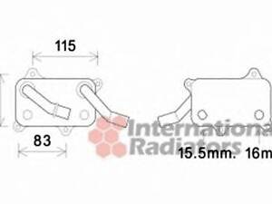 Радіатор масляний MERCEDES MLSLKC-KlCLKE-Kl NT-D (вир-во Van Wezel) VAN WEZEL 30003555 на MERCEDES-BENZ E-CLASS седан (W