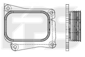 Радіатор масляний на C-Class, CLK-Class, E-Class