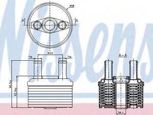 Радиатор масляный NISSENS 90664 на AUDI A3 (8P1)