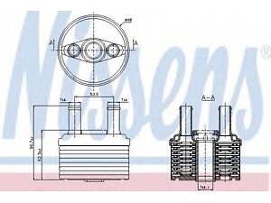 Радіатор масляний VW-GOLF 03- NISSENS 90664 на AUDI A3 (8P1)