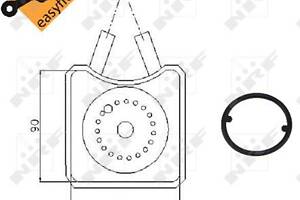 Радиатор масляный, AUDI A3/A4/A6 94-/VW Golf/Bora 83-