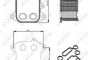 Радиатор масляный EASY FIT, VW Tiguan 11/2007>