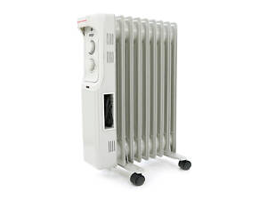 Радиатор масляный ERGO 222009, 9 ребер, 3 уровня мощности 800/1200/2000Вт