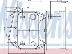 Радиатор масляный NISSENS 90622 на MERCEDES-BENZ C-CLASS T-Model (S203)