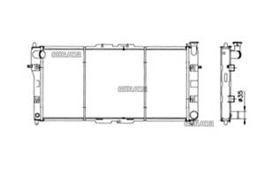 Радиатор MAZDA 626 (1997-2002)