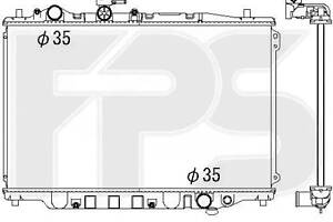 Радиатор Mazda 626 88-92 (GD) 88-96 (GV) производитель FPS