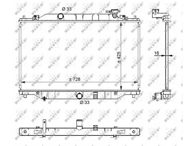 РАДІАТОР MAZDA CX-5 2.0/2.5 11-