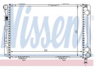 Радіатор MB E W 124(84-)200 D(+)[OE 124 500 04 03] NISSENS 62549A на MERCEDES-BENZ седан (W124)