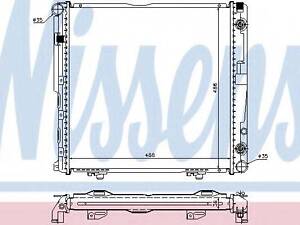Радіатор MB E W 124(84-)200(+)[OE 124 500 02 03] NISSENS 62751A на MERCEDES-BENZ седан (W124)