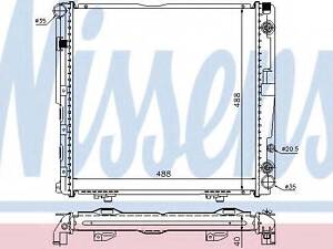 Радіатор MB E W 124(84-)E 200(+)[OE 124 500 62 02] NISSENS 62763A на MERCEDES-BENZ E-CLASS седан (W124)