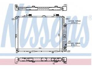 Радіатор MB E W 210(95-)E 200(+)[OE 210 500 08 03] NISSENS 62691A на MERCEDES-BENZ E-CLASS седан (W210)