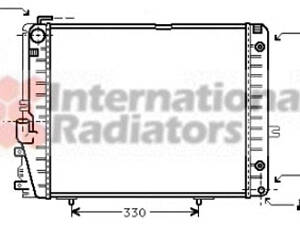 Радиатор MB W124 MT/AT+AC 89-96 (Van Wezel)
