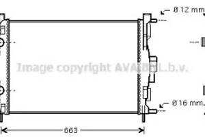 Радіатор MEGANE2/SCENIC MT +-AC 02 (Ava)