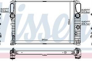 Радиатор MERCEDES-BENZ CLK (C209) / MERCEDES-BENZ CLS (C219) 2002-2011 г.