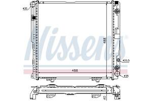 Радиатор MERCEDES-BENZ E-CLASS (A124) / MERCEDES-BENZ СЕДАН (W124) 1984-1998 г.