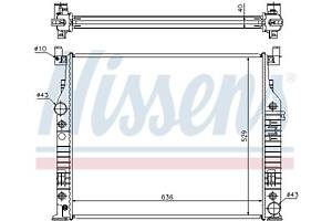 Радиатор MERCEDES-BENZ M-CLASS (W164) / MERCEDES-BENZ G-CLASS (W461) 1989-2017 г.
