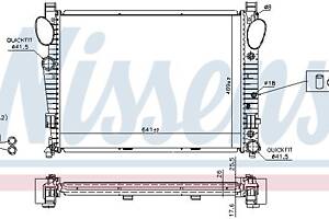 Радиатор MERCEDES-BENZ S-CLASS (W220) 1998-2005 г.