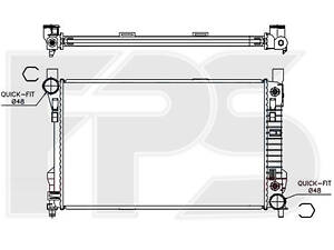 Радиатор Mercedes C-Class W203, 00-02