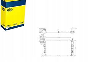 РАДИАТОР MERCEDES SPRINTER 208 211 213 216 308 311 316 408 411 416