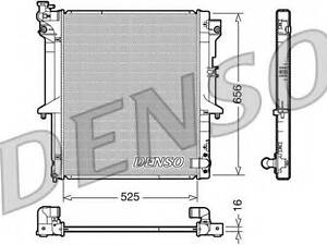 Радіатор MITSUBISHI L200 05-15 DENSO DRM45017 на MITSUBISHI TRITON (KB_T, KA_T)