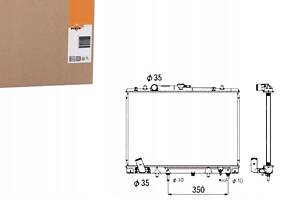 Радіатор MITSUBISHI PAJERO 3.0 97- NRF