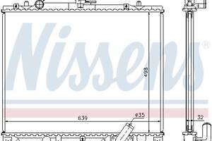 Радиатор MITSUBISHI PAJERO SPORT VAN (K90) 1996-2011 г.